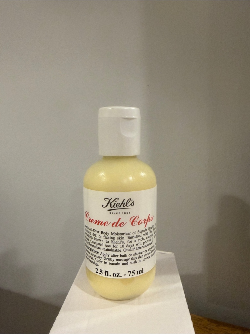 Kiehl's Creme de Corps Body Lotion with Cocoa Butter, 2.5 oz